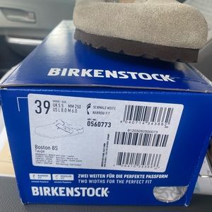 Birkenstock Boston Taupe New in Box